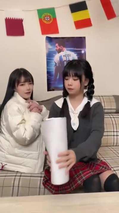 Bet you couldn't figure out how she did it the first time