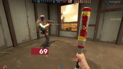 69 HP, arrow in the head, spy is dead