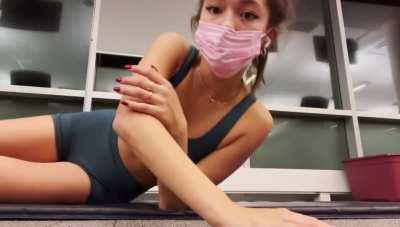Little slowed snippet from the workout vid! - Lily Chee