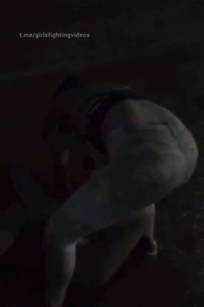 One girl is SUUUUUUUUPER DETERMINED to pull off the other's panties.  Nsfw