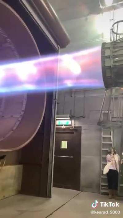 Just testing a jet engine