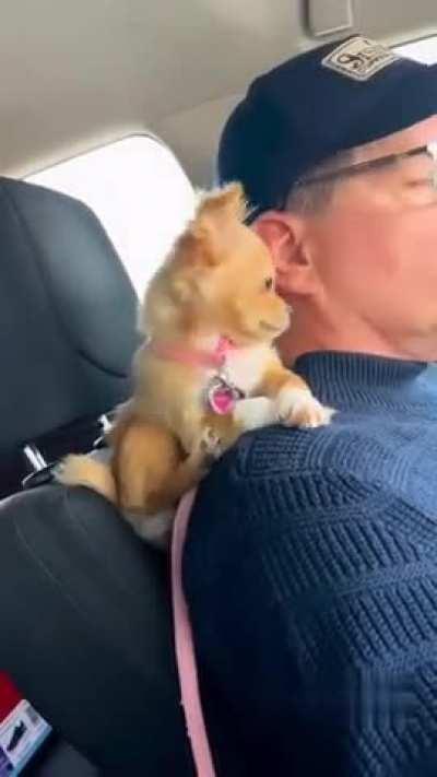 Hanging with grandpa