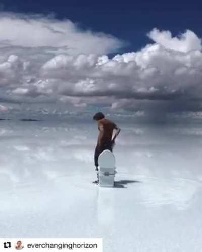 Social distancing at its finest