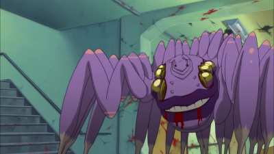 Blood-C (2011): monster attacks and eats multiple school girls