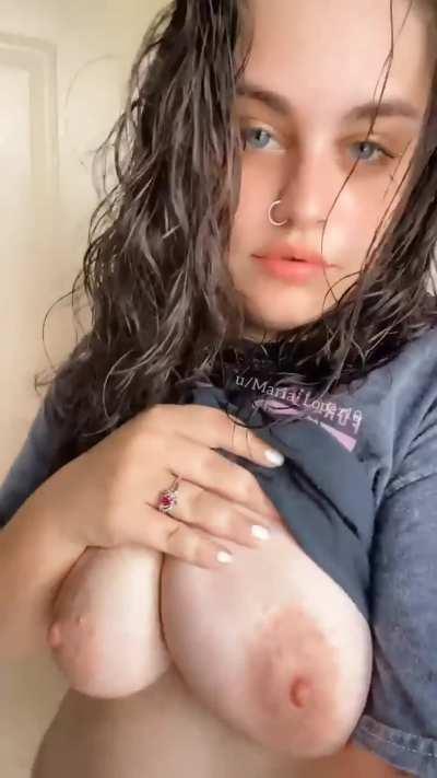 I want you to cum on my 36D's (;