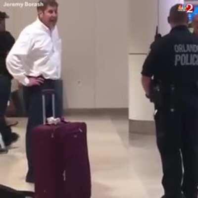 Doctor thought he was above the law at Orlando airport cries when police treat him like a black person