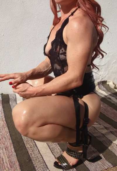 Would you let your Mistress rail you with her strap-on, right there in front of her friends, completely exposed and at her mercy