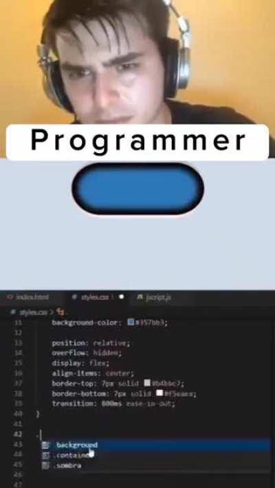 What software is the graphic designer using actually?