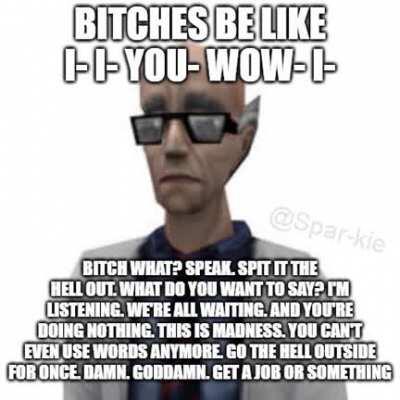 Kleiner has had enough of these bitches