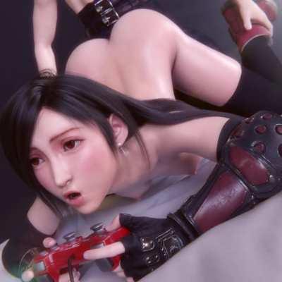 Pantsushi Tifa Playing 🎮