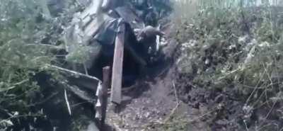 captured Ukrainian position