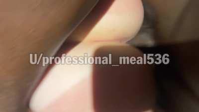 Giving this beauty her first bbc ever 