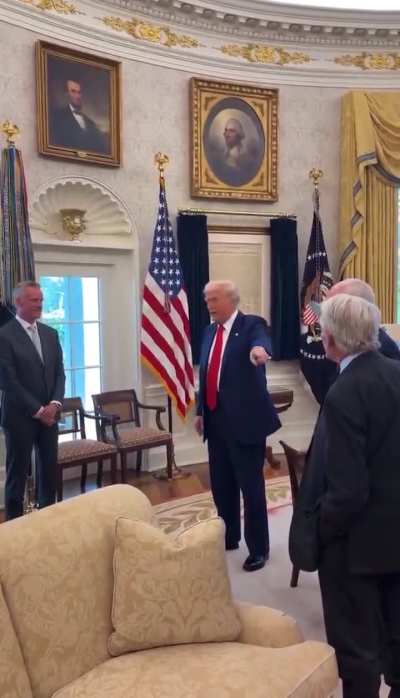 Trump - “He made 2.5 billion today and he made $900 million. That’s not bad.”