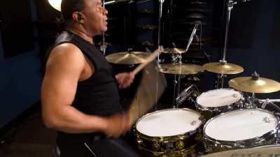 Michael Jackson's dummer performing Smooth Criminal.