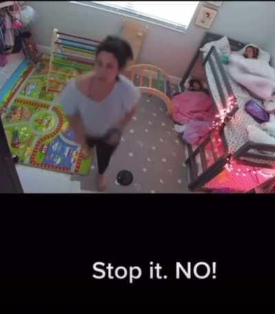 You put on the wrong movie for my naptime? Straight to jail!