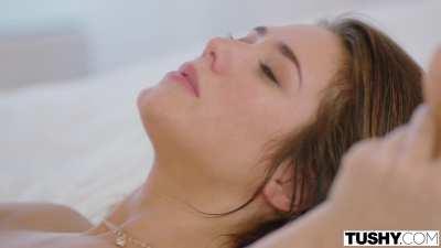 The many beautiful faces of Eva while she takes it in the ass - unreal montage