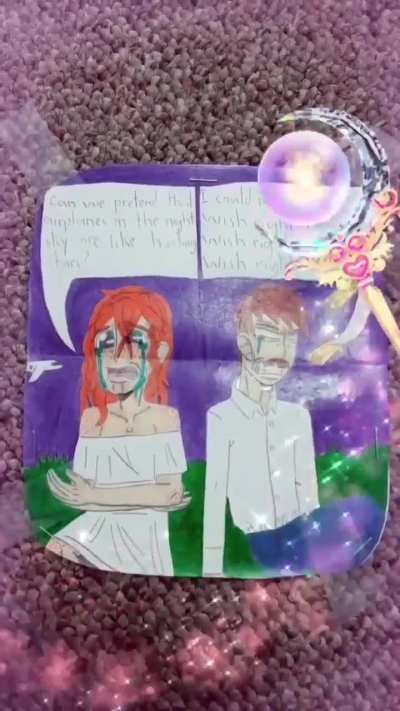 I wanted to do this trend with my OC couple🤭🤭🤭