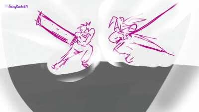 Sephiroth reveal but Mario got stuck ANIMATION