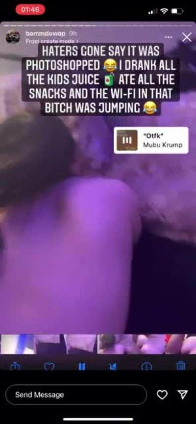 Bamm Dowop (MUBU Krump’s cousin) says he’ll release his s*x tape with Nikki (formerly OTF Nikki/mother of Durk’s first two kids)