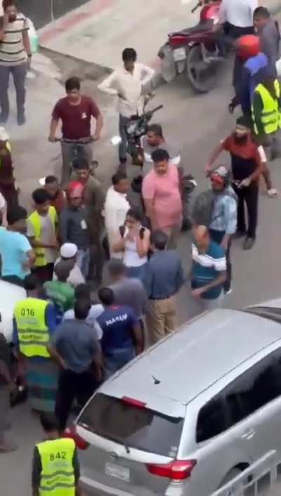 Muslim men in Bangladesh attacking women for donning a western attire