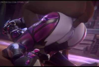 Widowmaker's anal pounding (FPSBlyck)