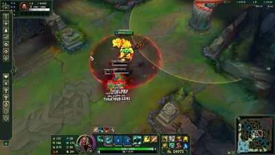 Morde's W can get crazy with heal/shield amp: