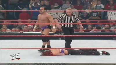 Dean got his hands on lita