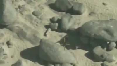 A Houthi carrying MANPADs in Yemen-Saada was targeted by the Saudi Air Force