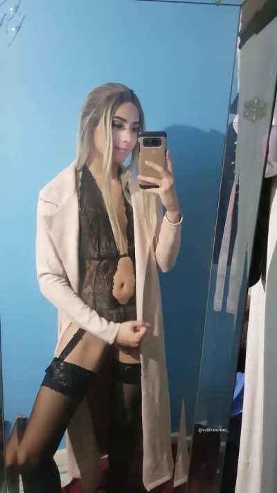 Revealing what's under my coat