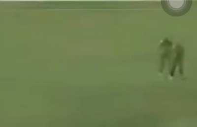 My dad explaining how he used to bat before his “career ending injury”