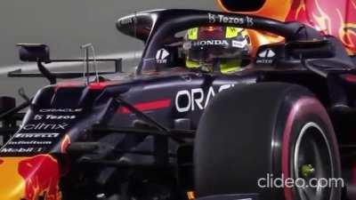 I don't know what I'd do if Perez looked into my soul going 130mph