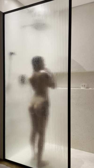 relaxing my big ass in the shower