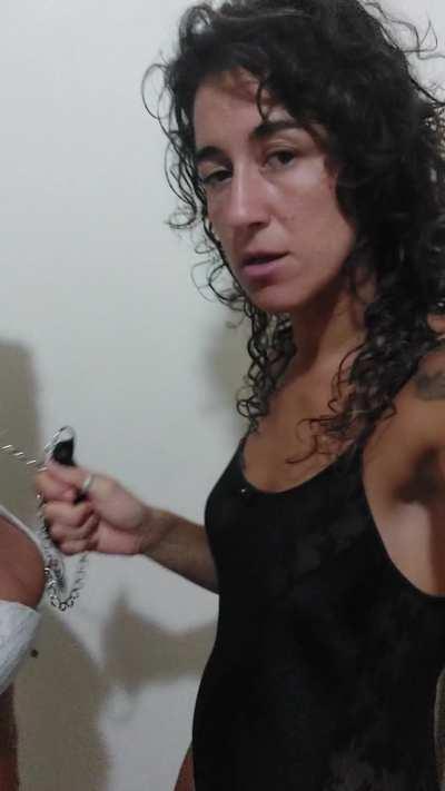 My kinky girl knows how to make me behave 