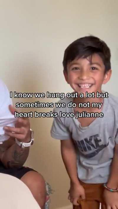 His 6 year old came home with his first love letter.