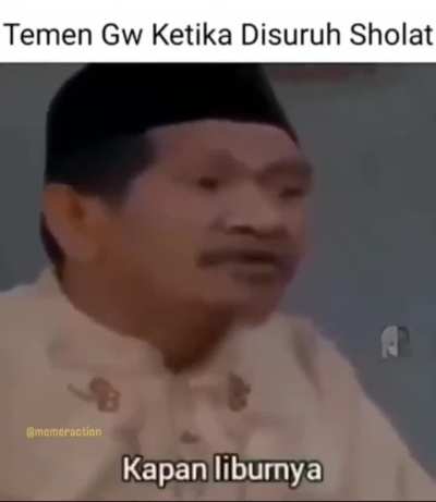 Ketika disuru solat