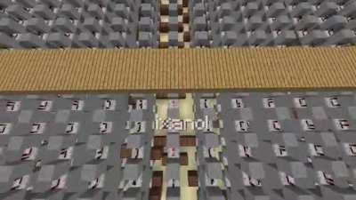 Para el 170 Aniversario del paso a la inmortalidad del General José de San Martín recreé la Marcha de San Lorenzo en Minecraft