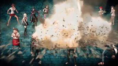 Danganronpa 2 Characters but a Spinning Wheel Decides their Fates