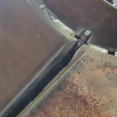 What kind of amperage is required to weld something that is 3+ inches thick? I thought this stuff had to be all cast at that size