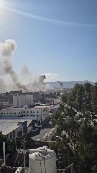 U.S-British naval coalition strikes Houthi targets in Sanaa, December 31, 2024