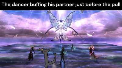 Dancer during pre-pull