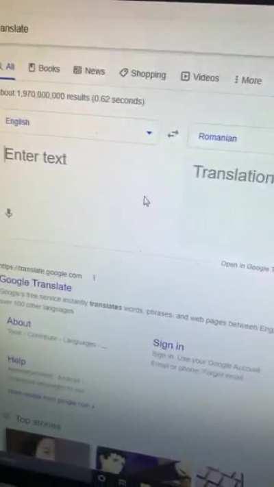 Up in Romanian 😨😳😨😳