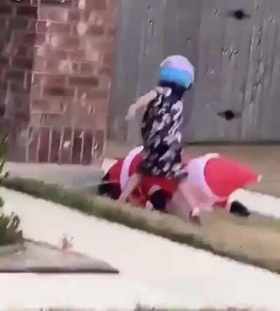 Who knows what Santa did to anger her