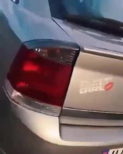 Uma garota te passou ( : , na corrida para o outro mundo