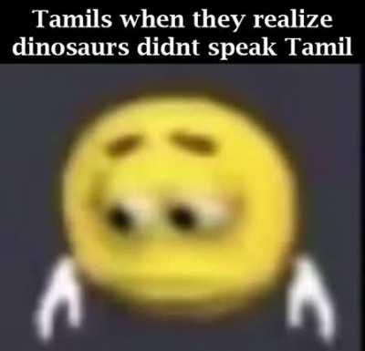 jk, they did speak Tamil 😎
