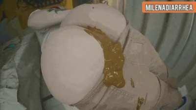 Girl diarrhea on camera