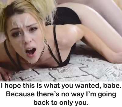 No going back now, cucky.