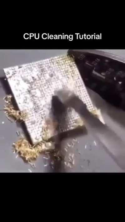 Use sandpaper for maximum effect