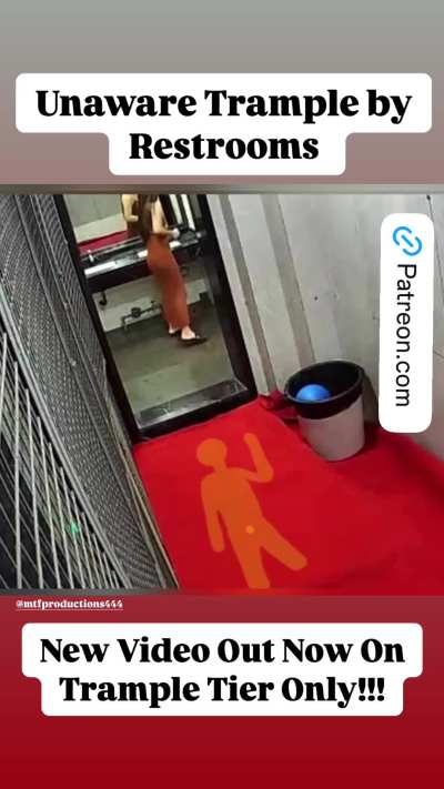 Unaware Trample by Restrooms