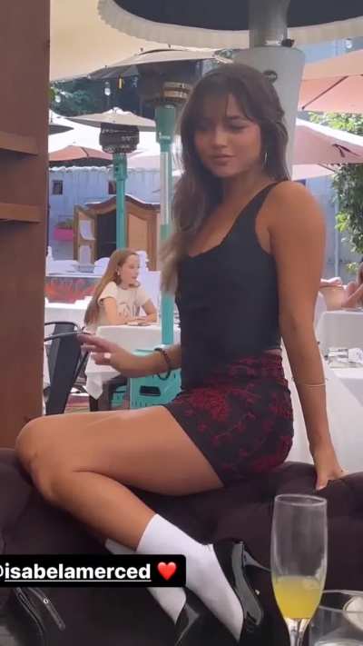 Isabela Merced sexy socks 