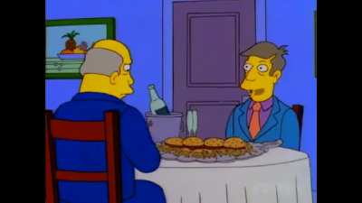 Steamed Hams December 17 - 
Steamed Hams but they only say the last word